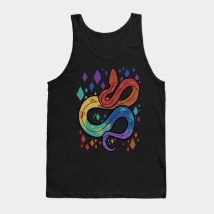 Gay Pride Snake Tank Top